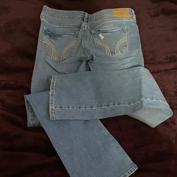 Hollister Light Blue Women's Boot Cut Jeans - Picture 3 of 3